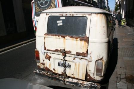 VW-Bus in seinen besten Zeiten